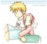 Naruto Sakura Hug